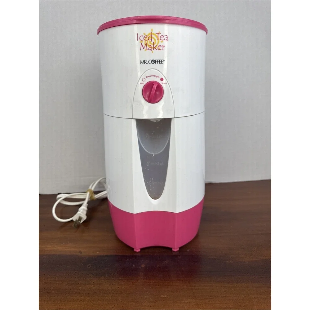 Mr. Coffee Iced Tea‎ Maker 3 Quart Model TM45P Pink NO PITCHER Tested